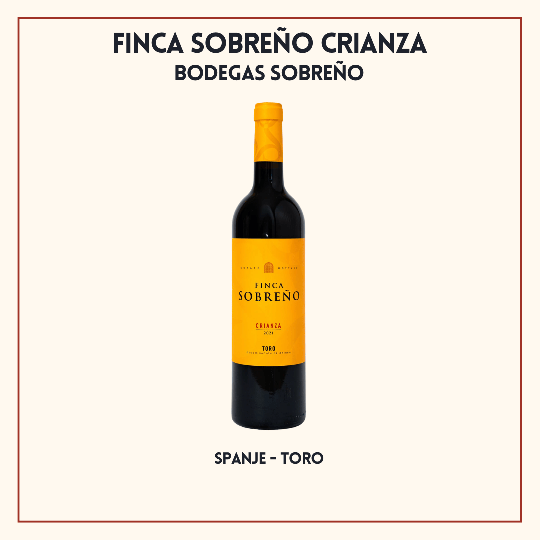 Fles Finca Sobreño Crianza, krachtige rode Toro van 100% Tinta de Toro op eik gerijpt, Spanje